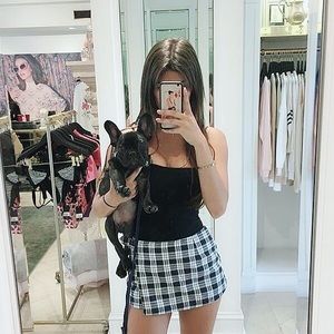 bdg / urban outfitters hopskotch plaid skort